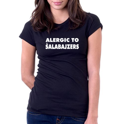 Smešna majica allergic to šalabajzers