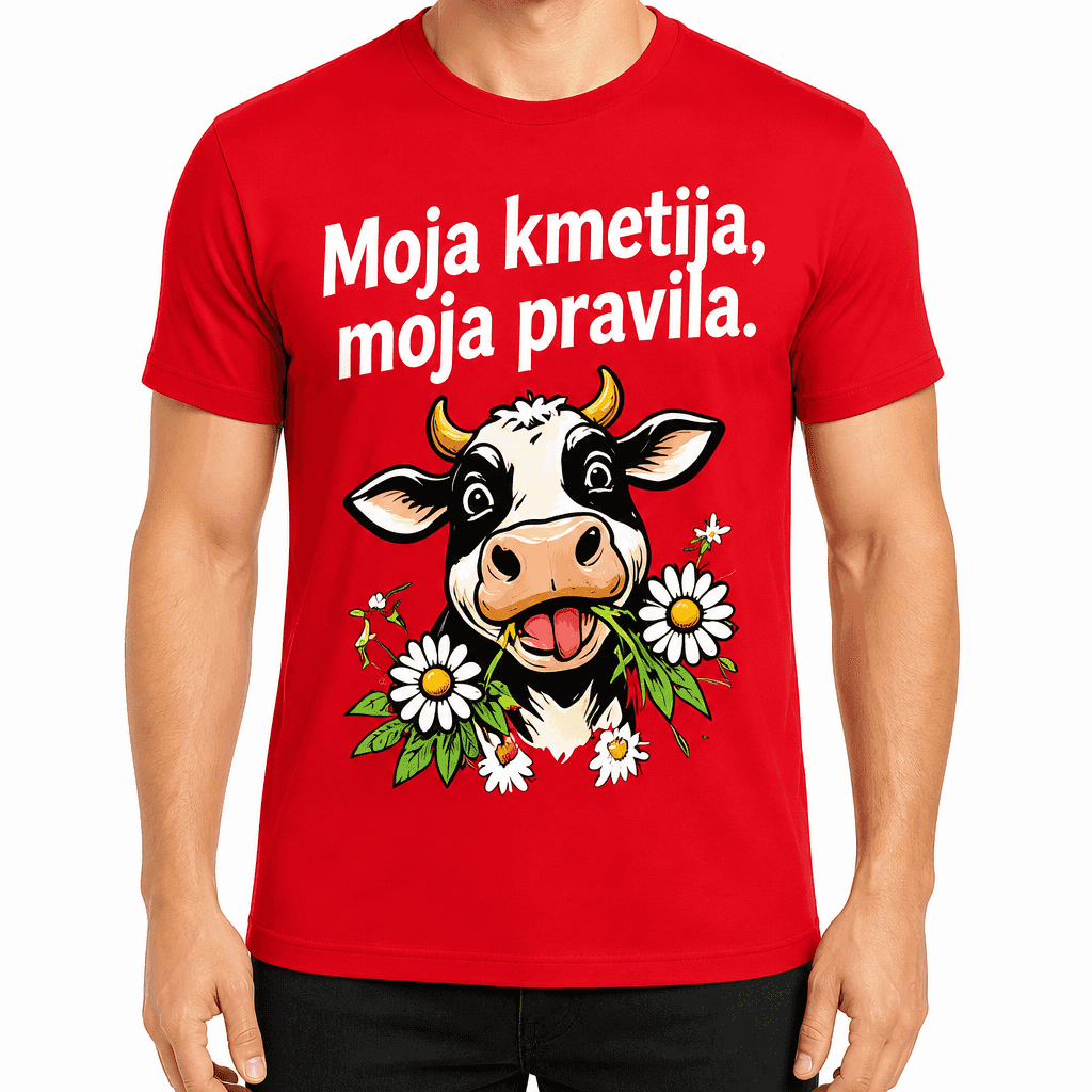 Majica za kmeta – Moja kmetija, moja pravila.
