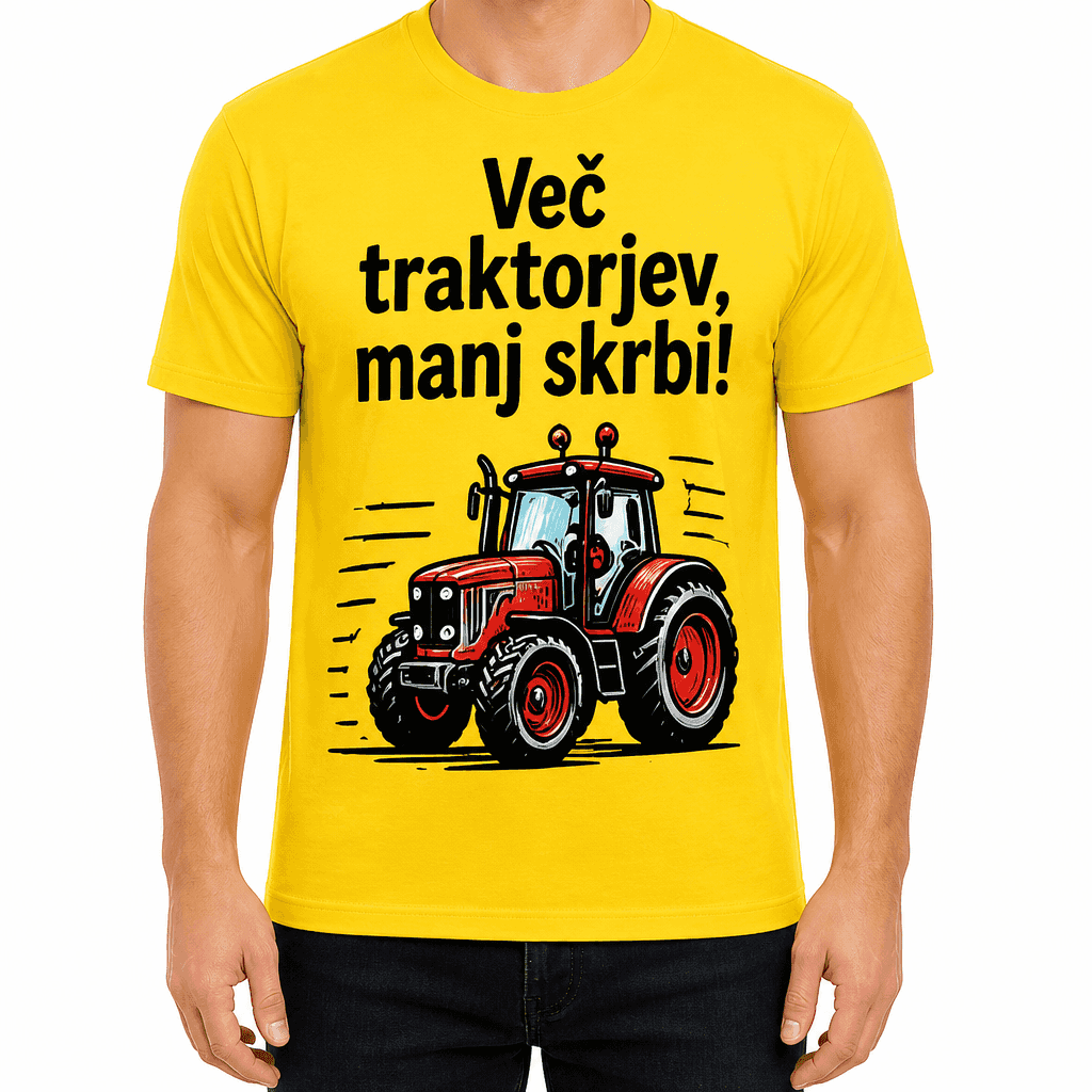 Majica za kmeta – Več traktorjev, manj skrbi!