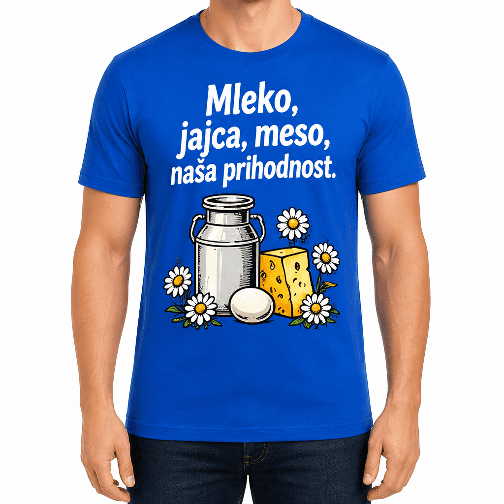 Majica za kmeta – Mleko, jajca, meso, naša prihodnost.