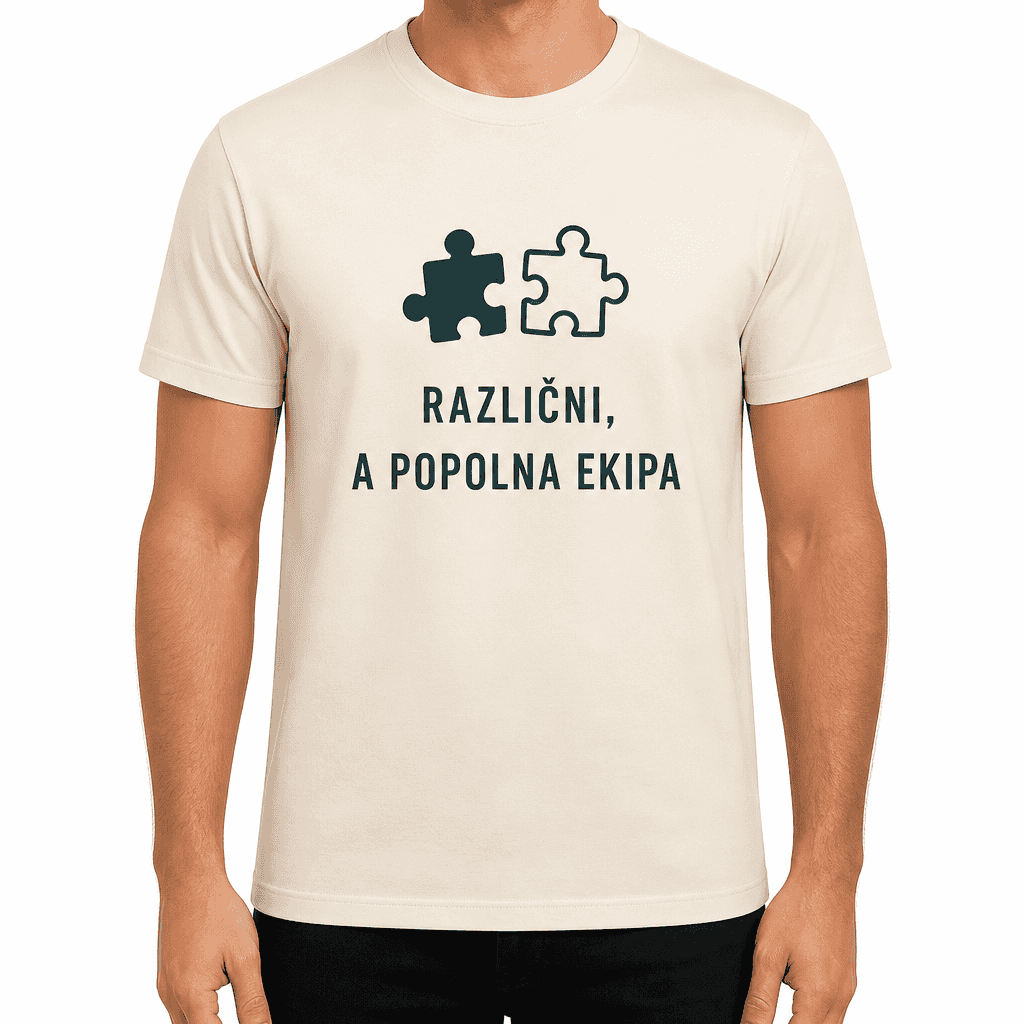 Majica za sodelavca – RAZLIČNI, A POPOLNA EKIPA