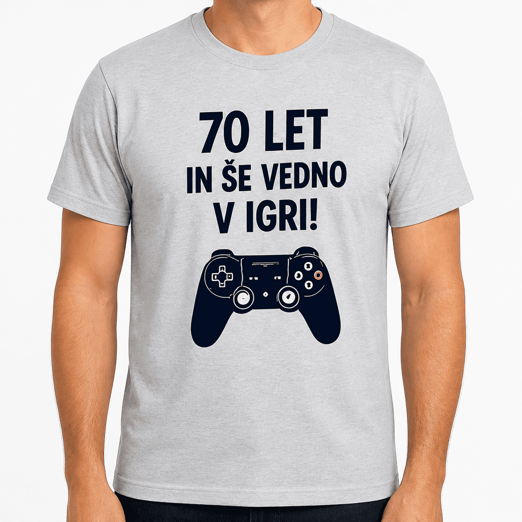 Majica za 70 let – 70 let in še vedno v igri!