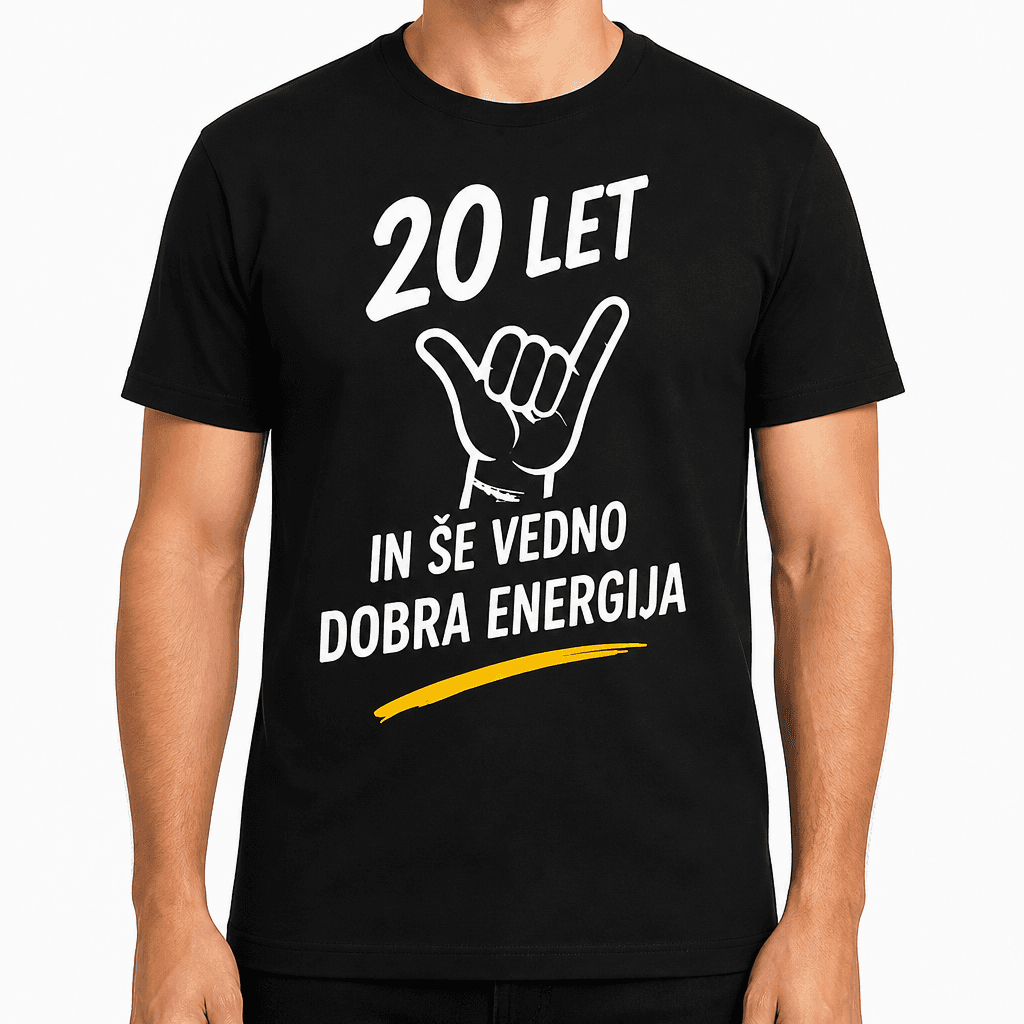 Majica za 20 let – 20 let in še vedno dobra energija