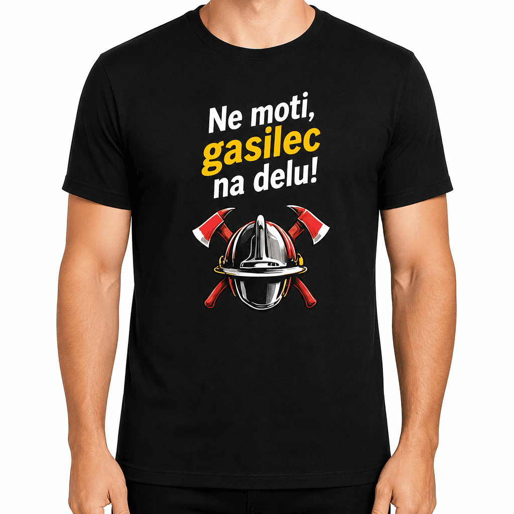 Majica za gasilca – Ne moti, gasilec na delu!