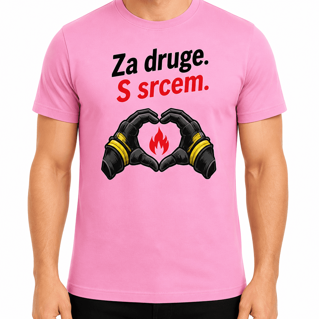 Majica za gasilca – Za druge. S srcem.