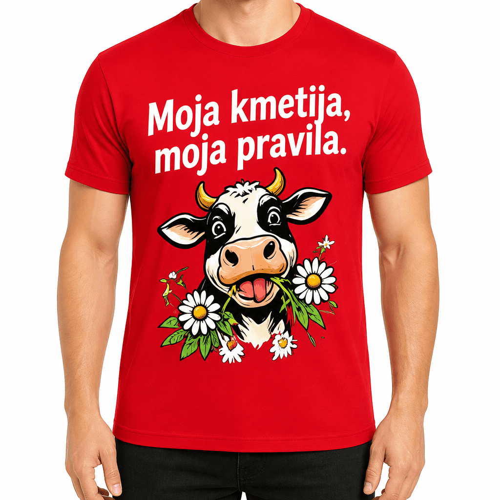 Majica za kmeta – Moja kmetija, moja pravila.