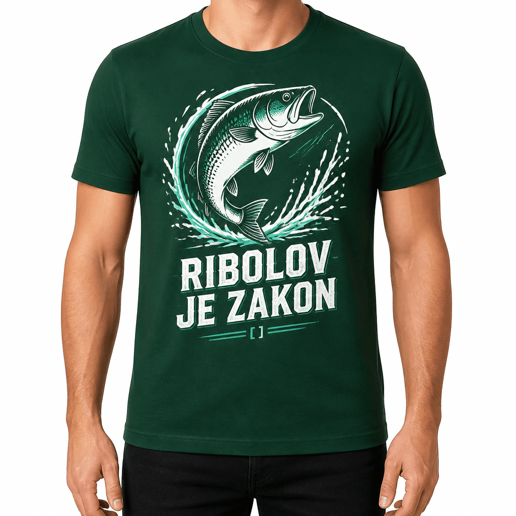 Majica za ribiča – RIBOLOV JE ZAKON