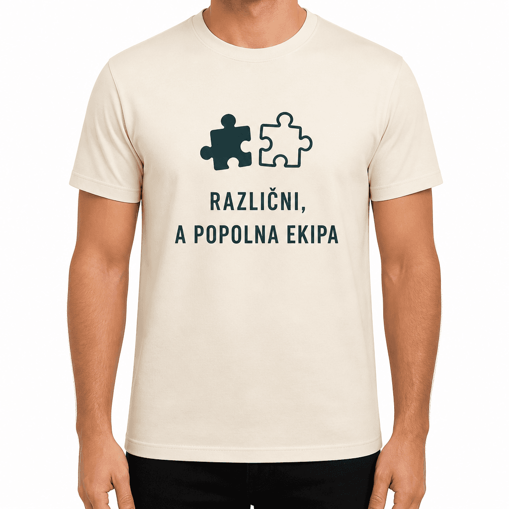 Majica za sodelavca – RAZLIČNI, A POPOLNA EKIPA
