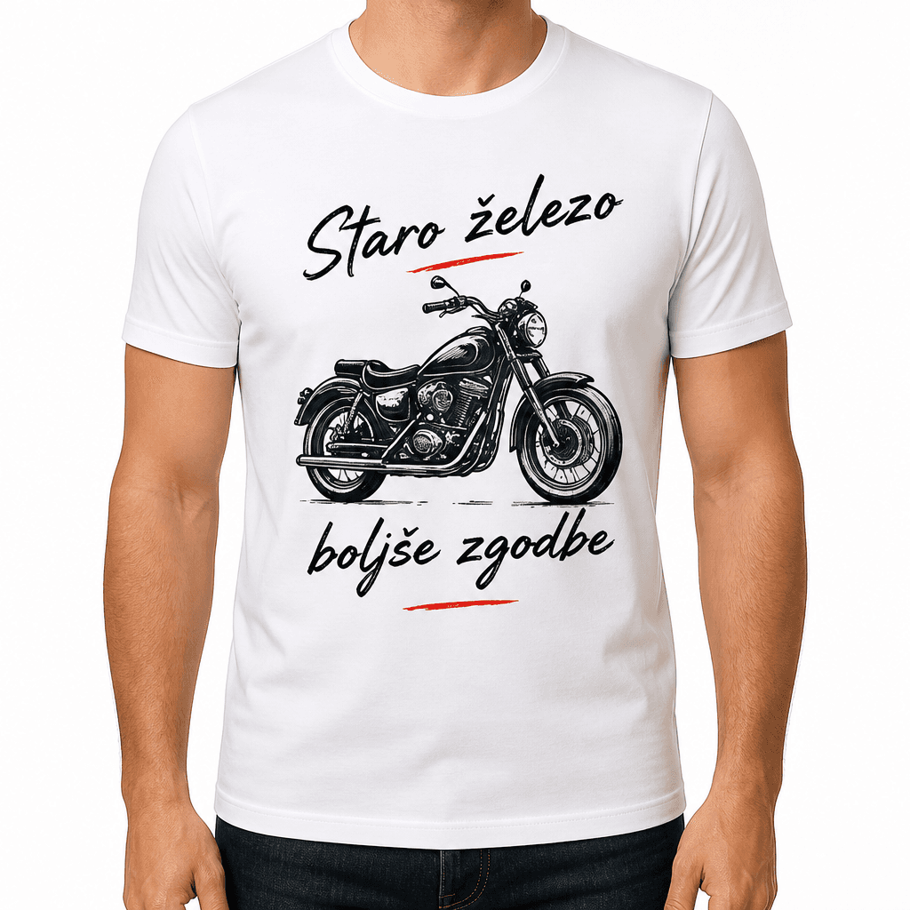 Majica za motorista – Staro železo boljše zgodbe