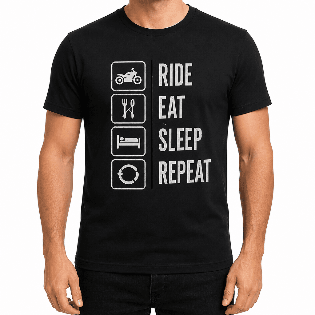 Majica za motorista – RIDE EAT SLEEP REPEAT