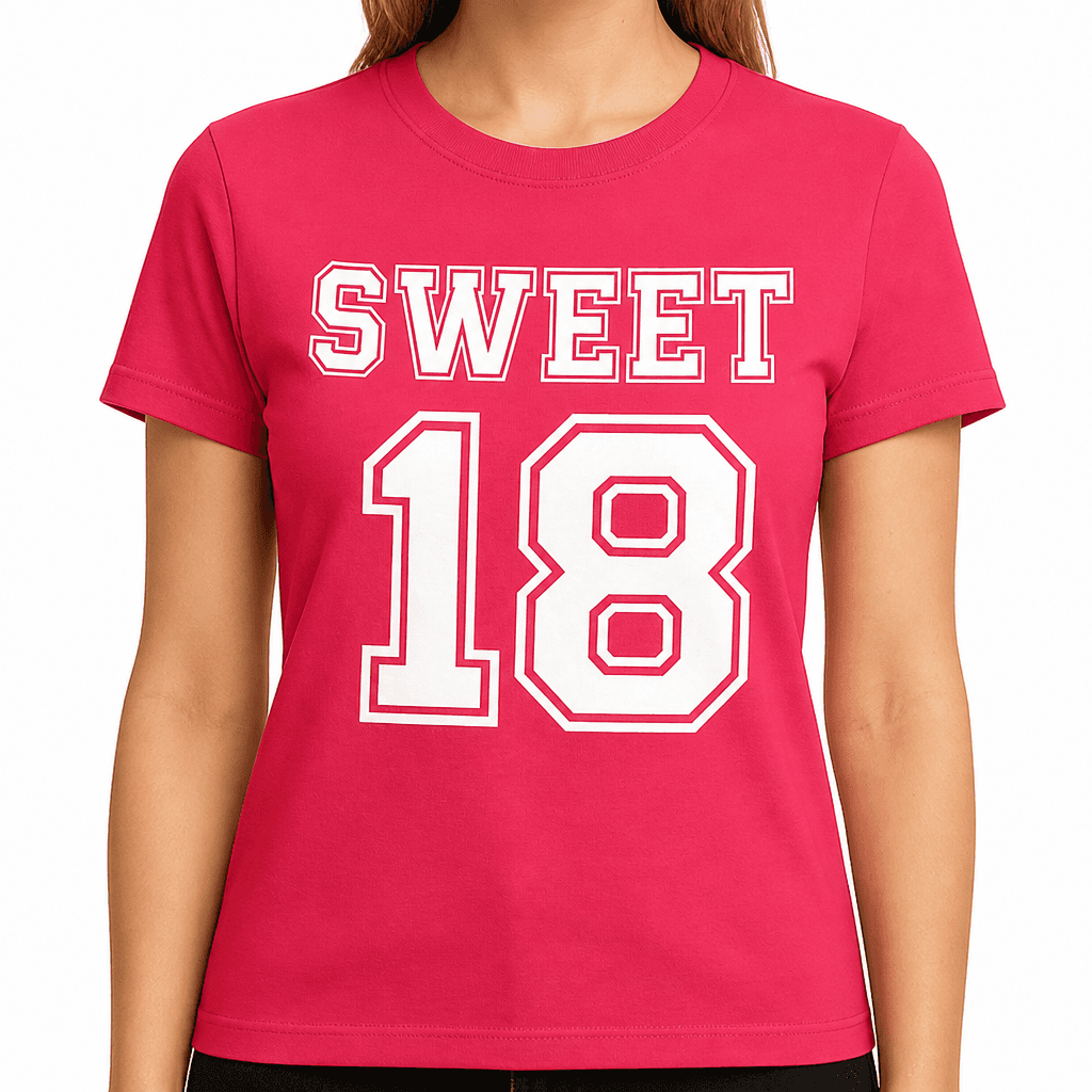 Smešna majica SWEET 18
