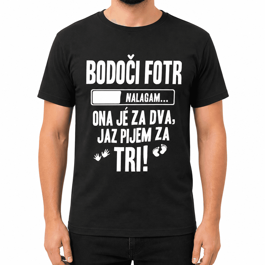 Smešna majica pijem za 3