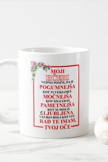 Skodelica moji hčeri