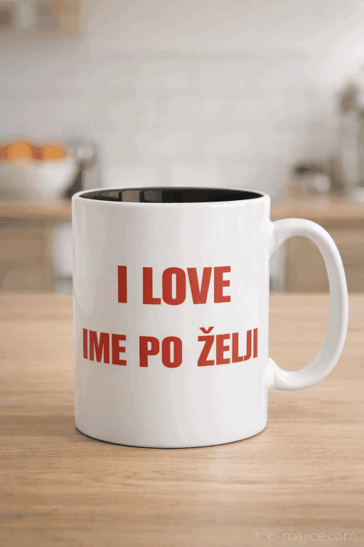Skodelica I love (ime po želji)