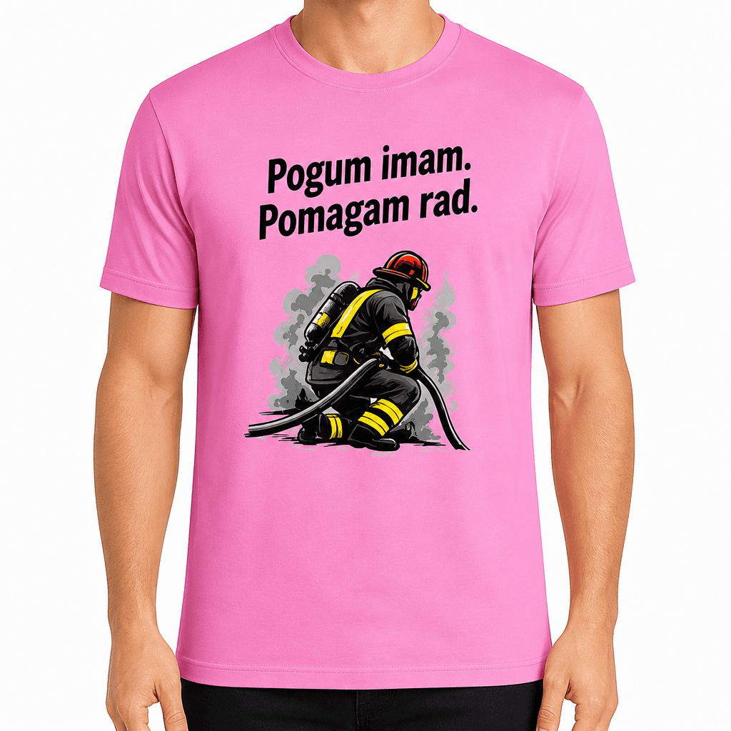 Majica za gasilca – Pogum imam. Pomagam rad.