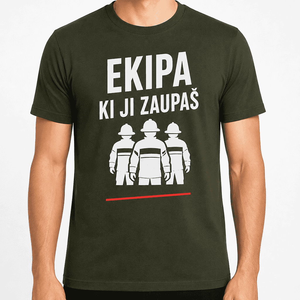 Majica za gasilca – Ekipa ki ji zaupaš