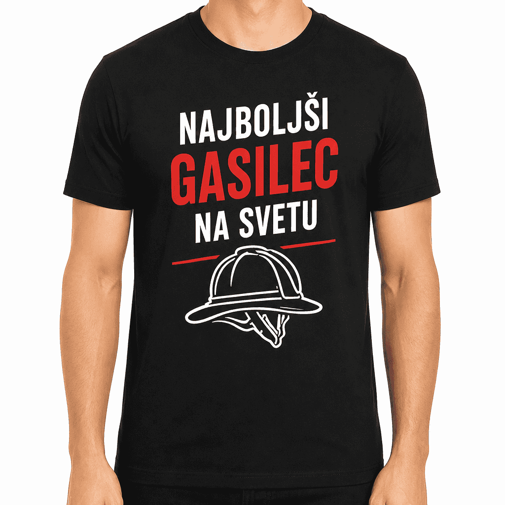 Majica za gasilca – Najboljši gasilec na svetu
