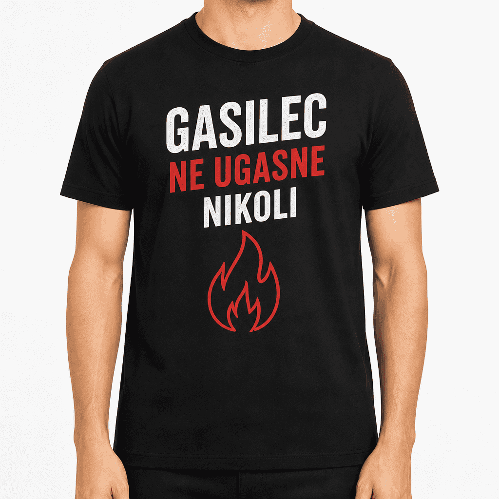 Majica za gasilca – Gasilec ne ugasne nikoli