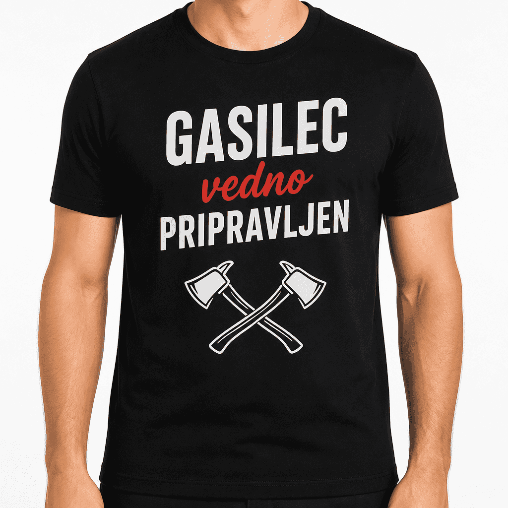 Majica za gasilca – Gasilec vedno pripravljen