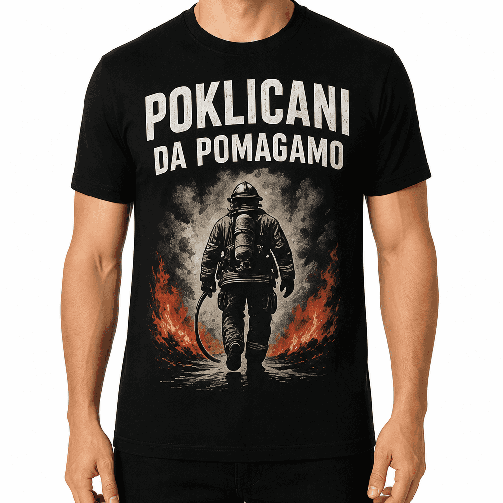 Majica za gasilca – Poklicani da pomagamo