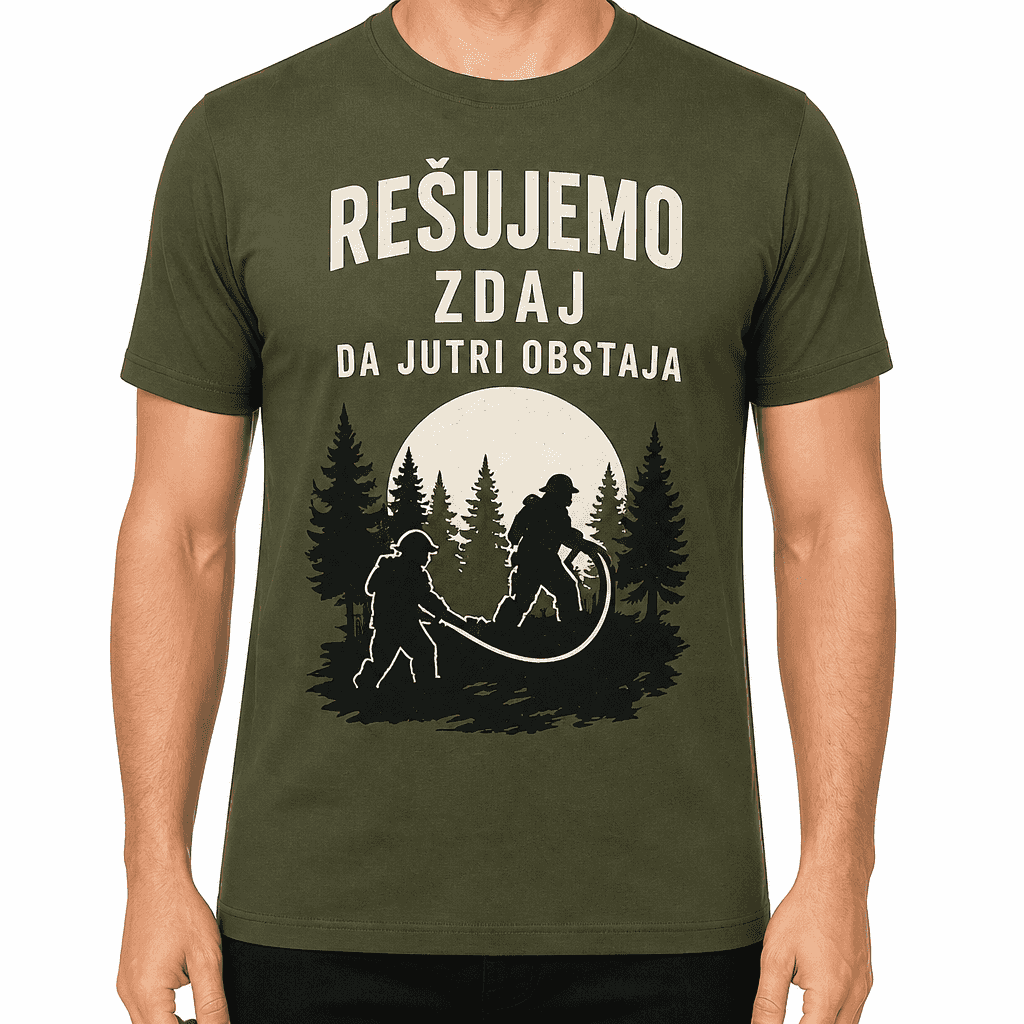 Majica za gasilca – Rešujemo zdaj da jutri obstaja