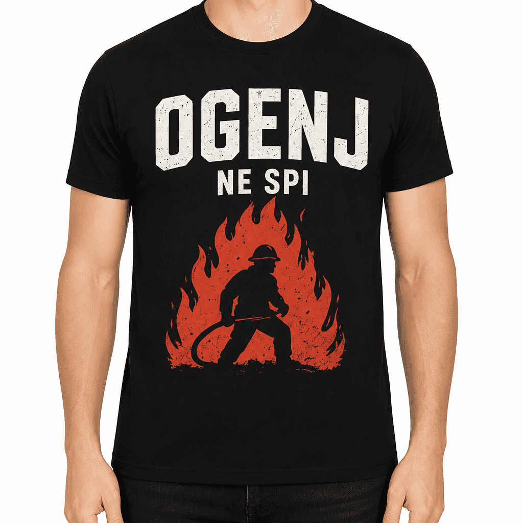 Majica za gasilca – Ogenj ne spi