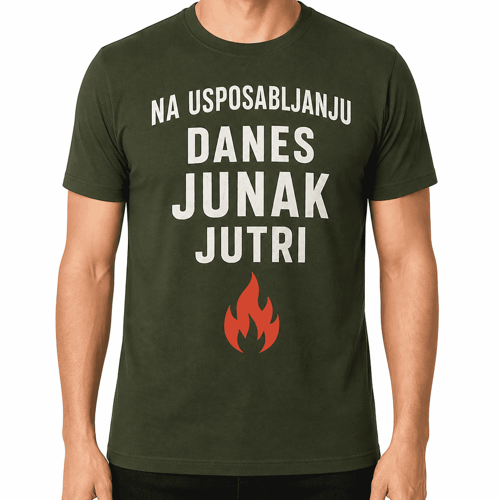 Majica za gasilca – Na usposabljanju danes junak jutri