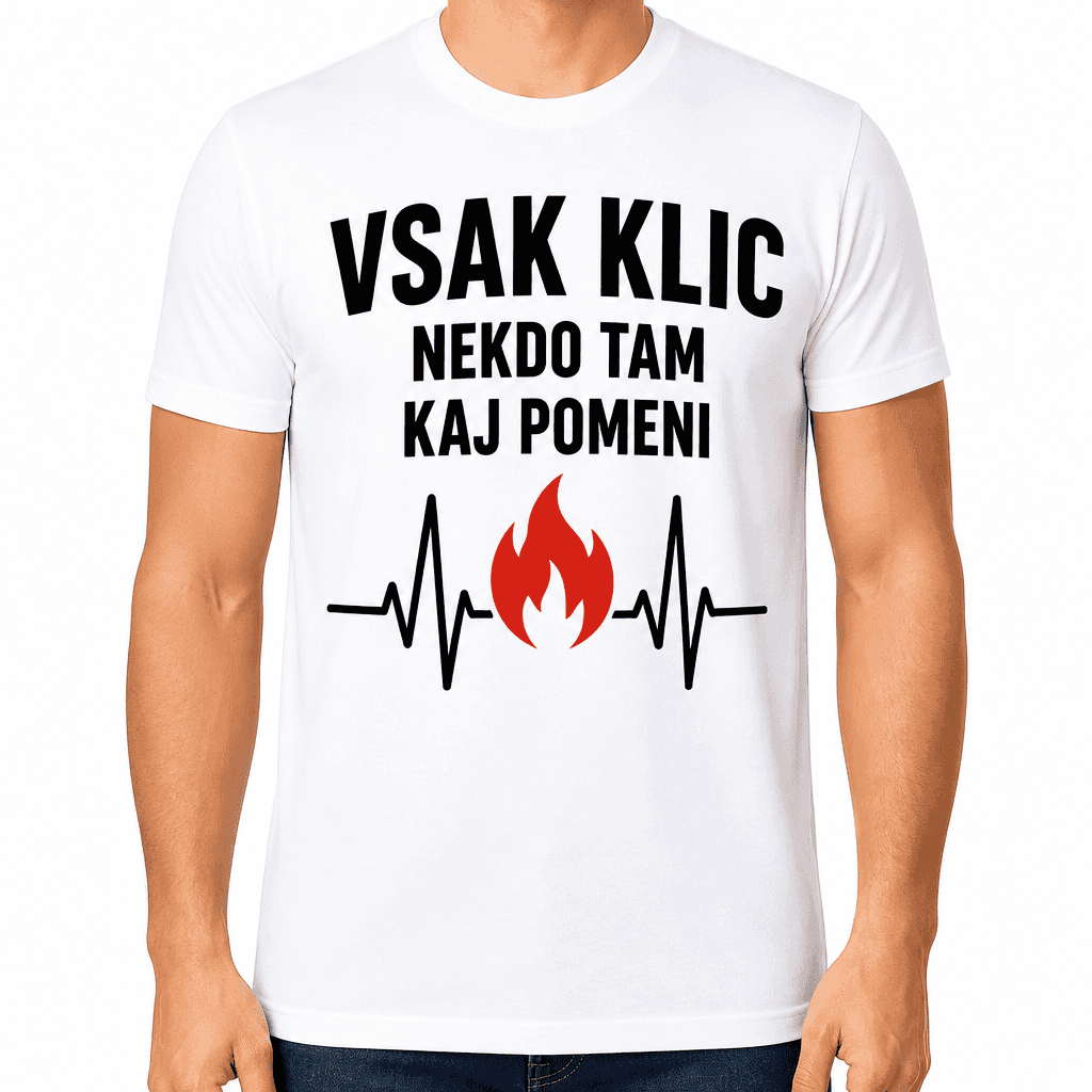 Majica za gasilca – Vsak klic nekdo tam kaj pomeni