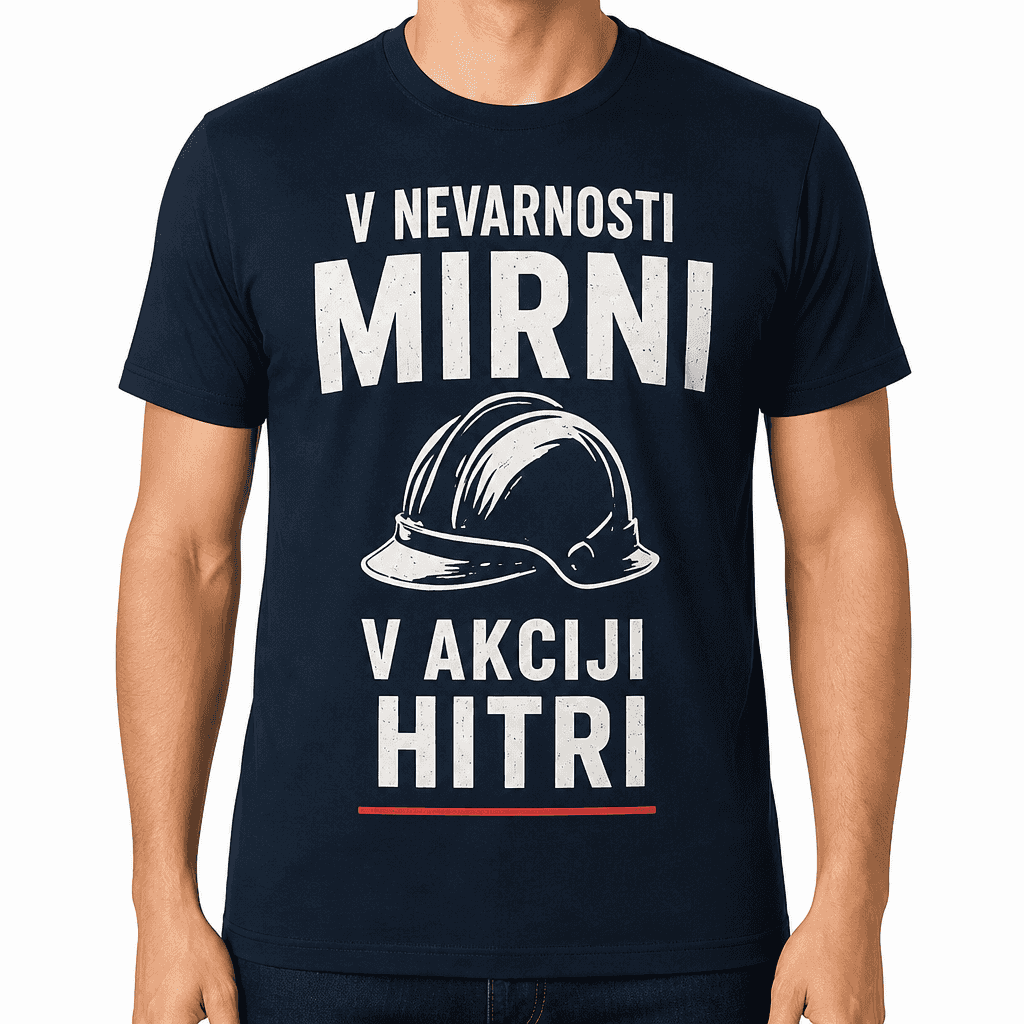 Majica za gasilca – V nevarnosti mirni v akciji hitri