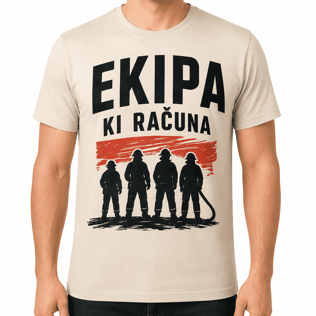 Majica za gasilca – Ekipa ki računa