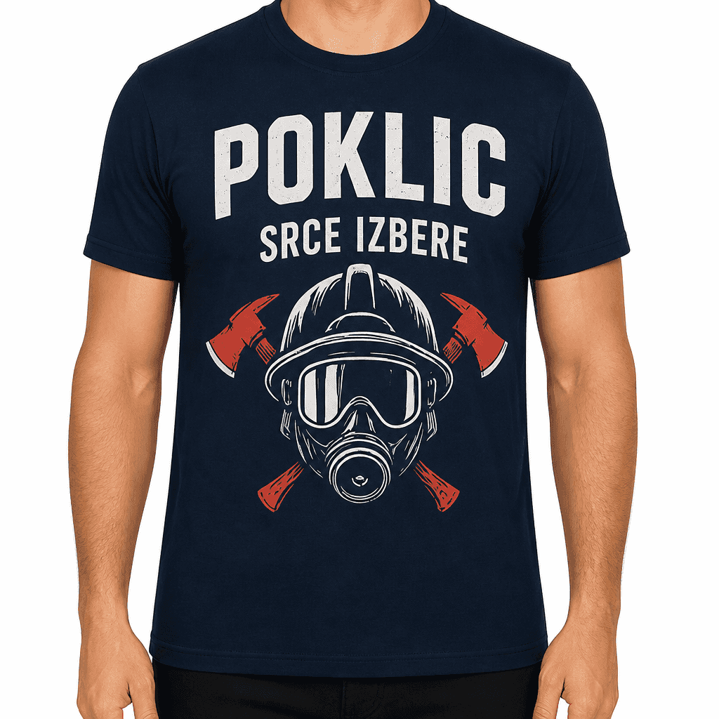 Majica za gasilca – Poklic srce izbere