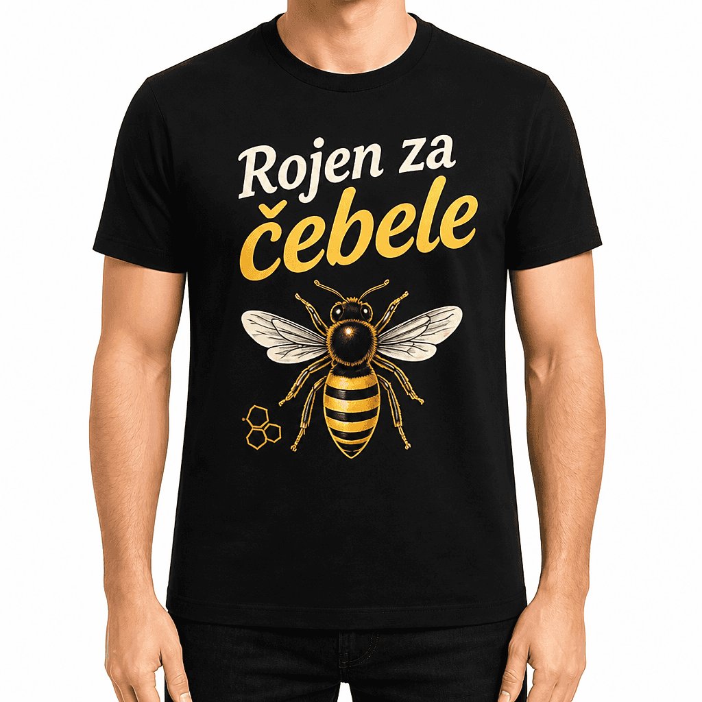 Majica za čebelarja – Rojen za čebele
