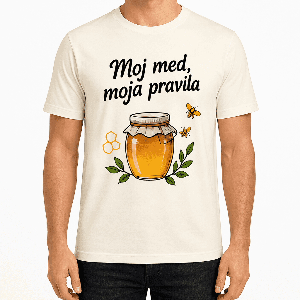 Majica za čebelarja – Moj med, moja pravila