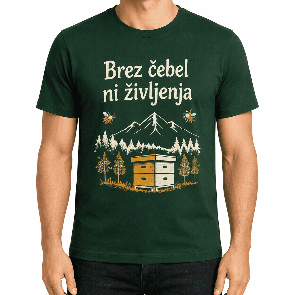 Majica za čebelarja – Brez čebel ni življenja