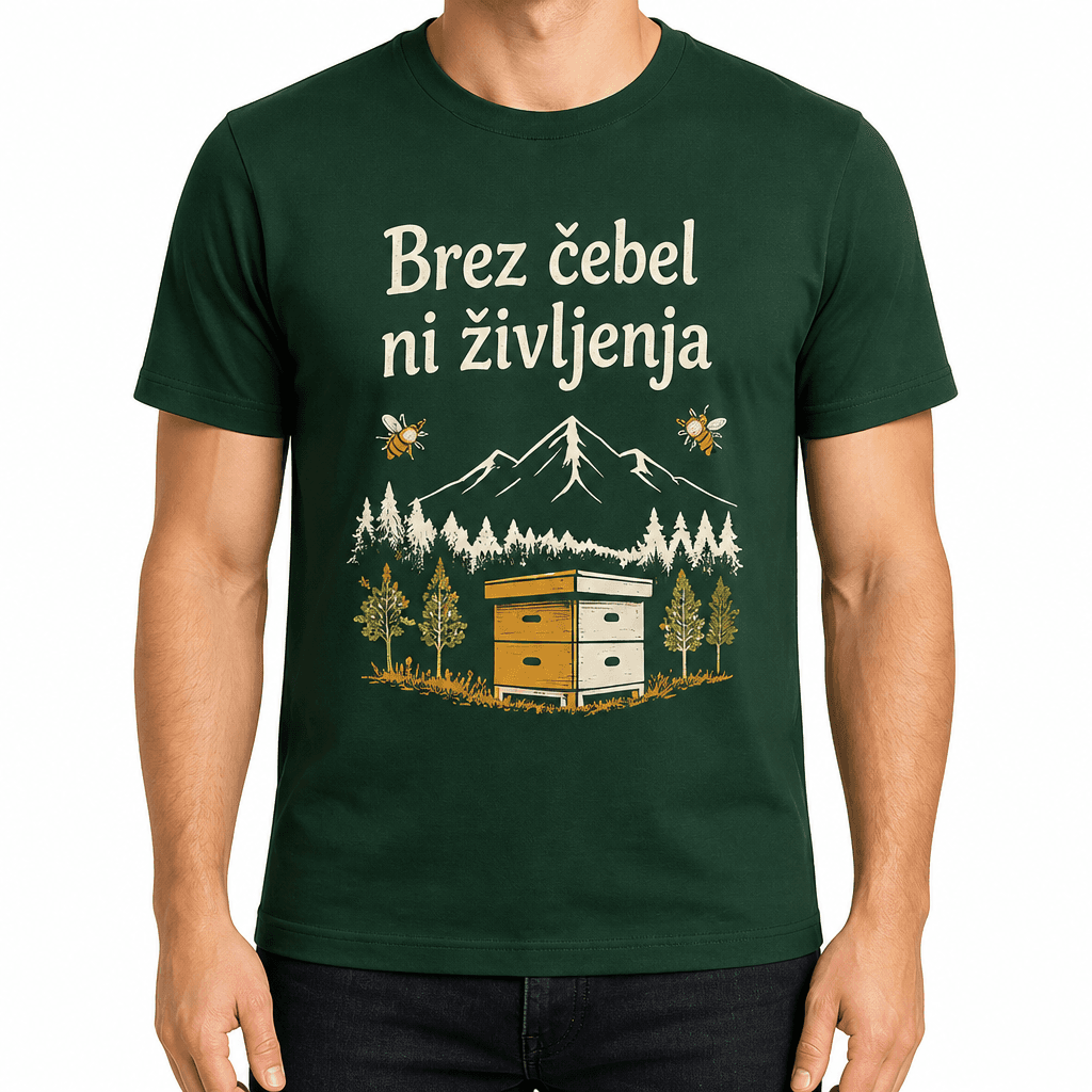 Majica za čebelarja – Brez čebel ni življenja