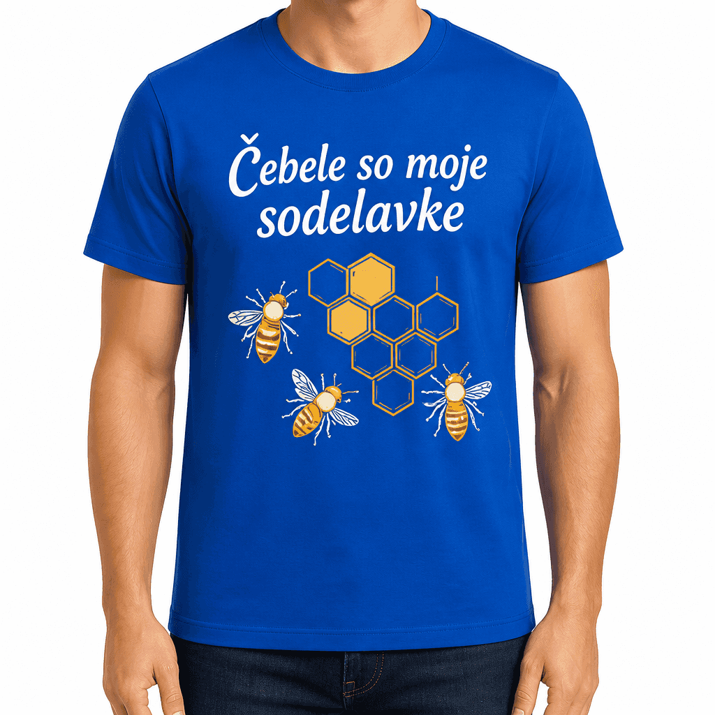 Majica za čebelarja – Čebele so moje sodelavke