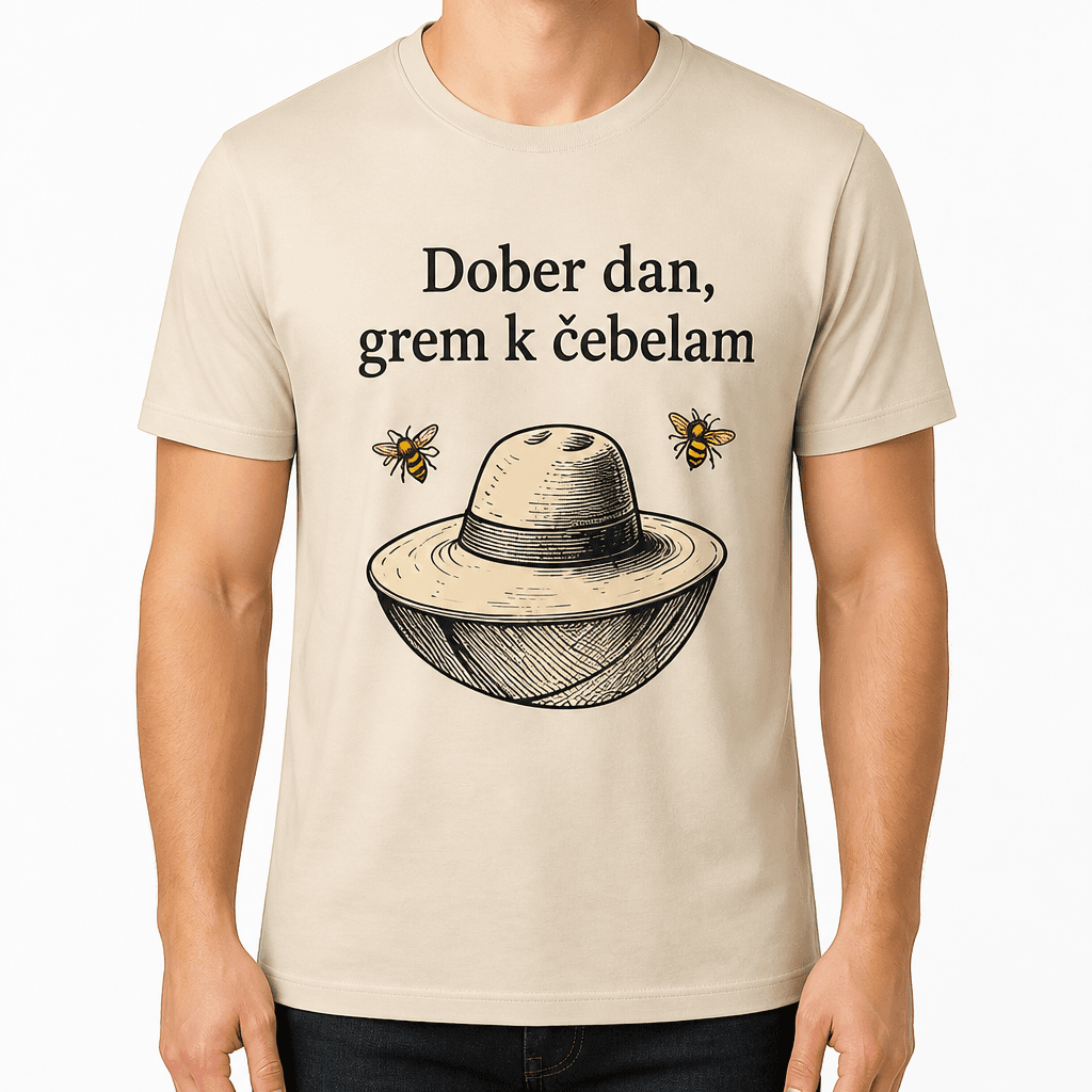 Majica za čebelarja – Dober dan, grem k čebelam