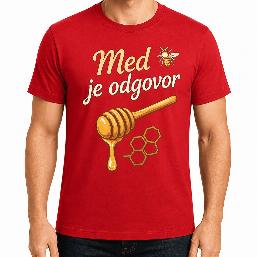 Majica za čebelarja – Med je odgovor