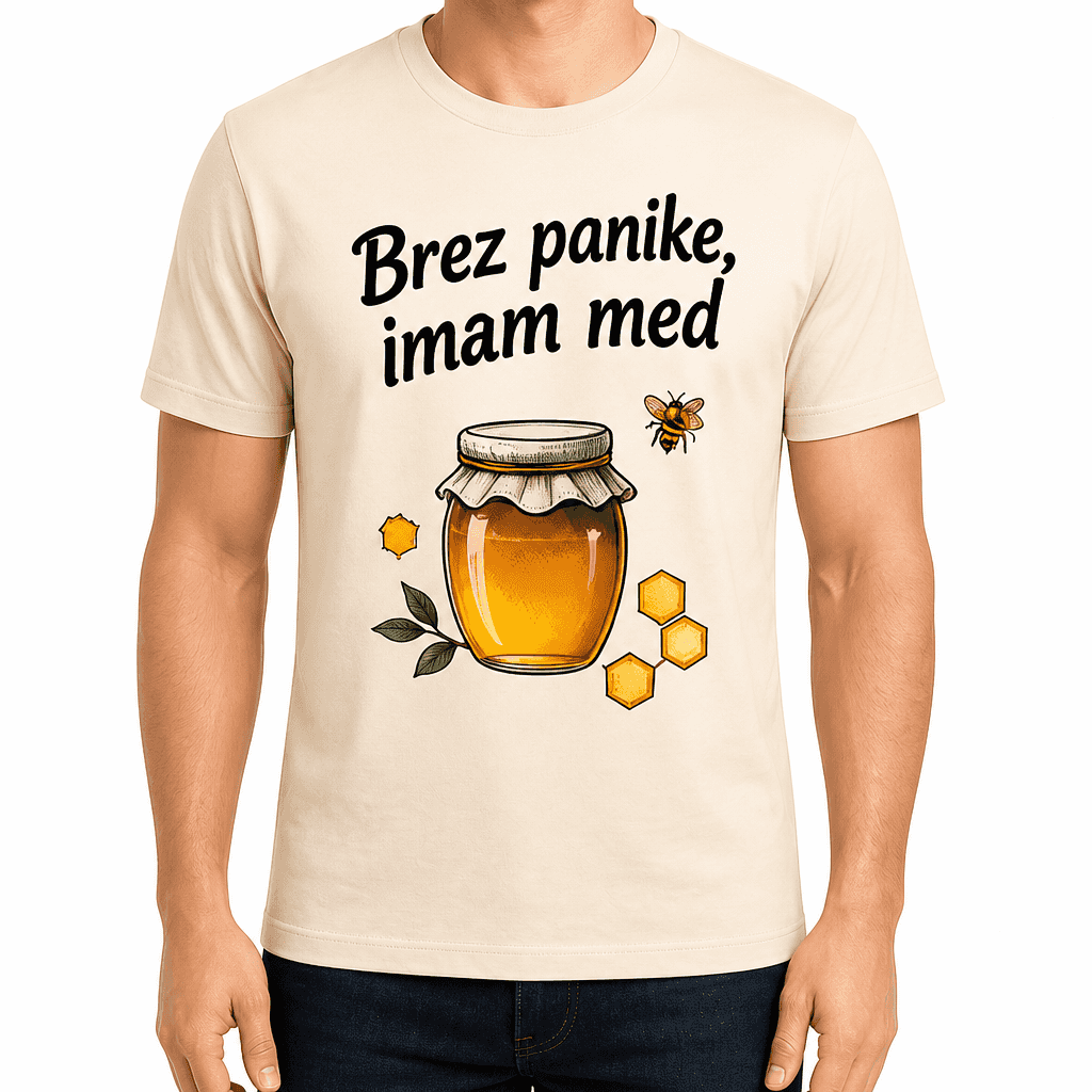 Majica za čebelarja – Brez panike, imam med