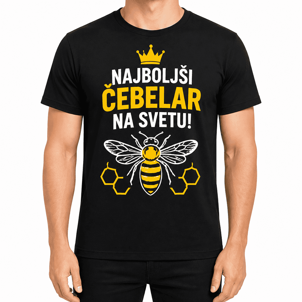 Majica za čebelarja – NAJBOLJŠI ČEBELAR NA SVETU!