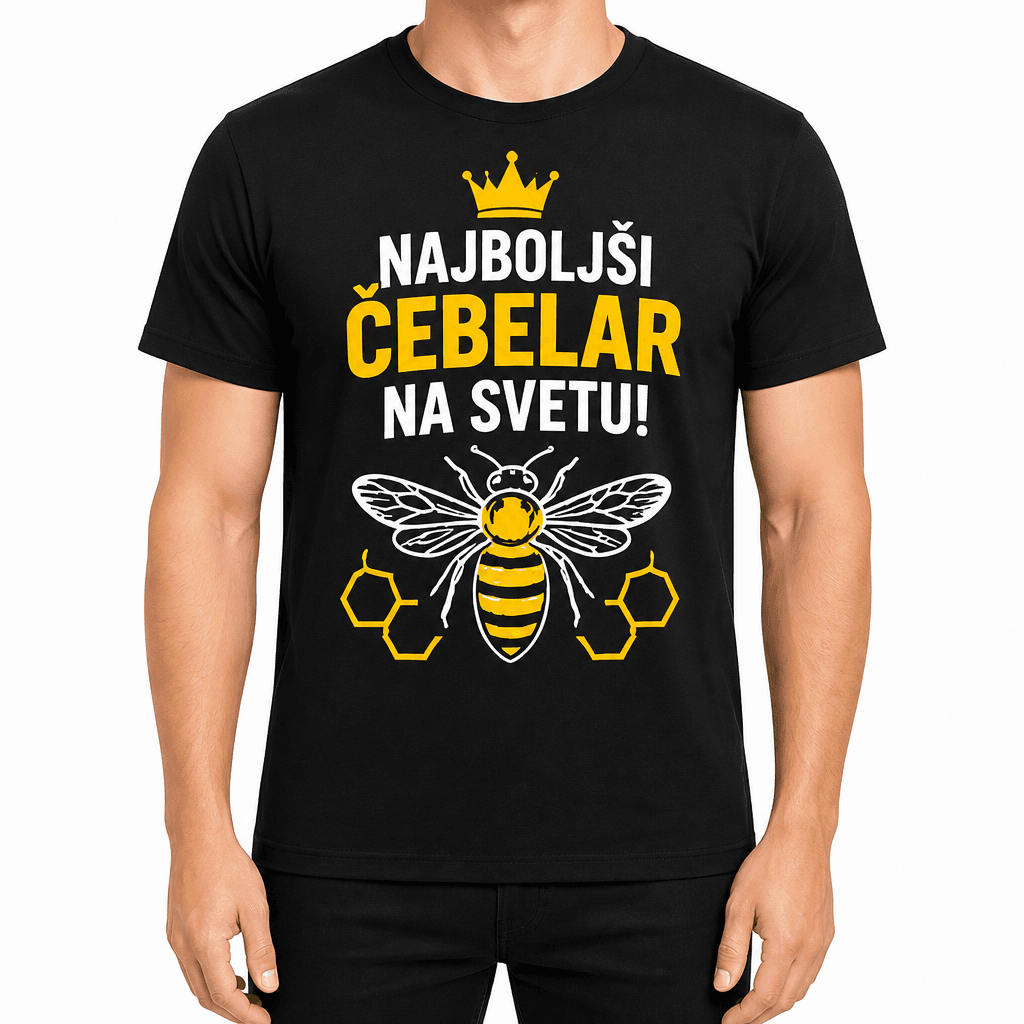 Majica za čebelarja – NAJBOLJŠI ČEBELAR NA SVETU!