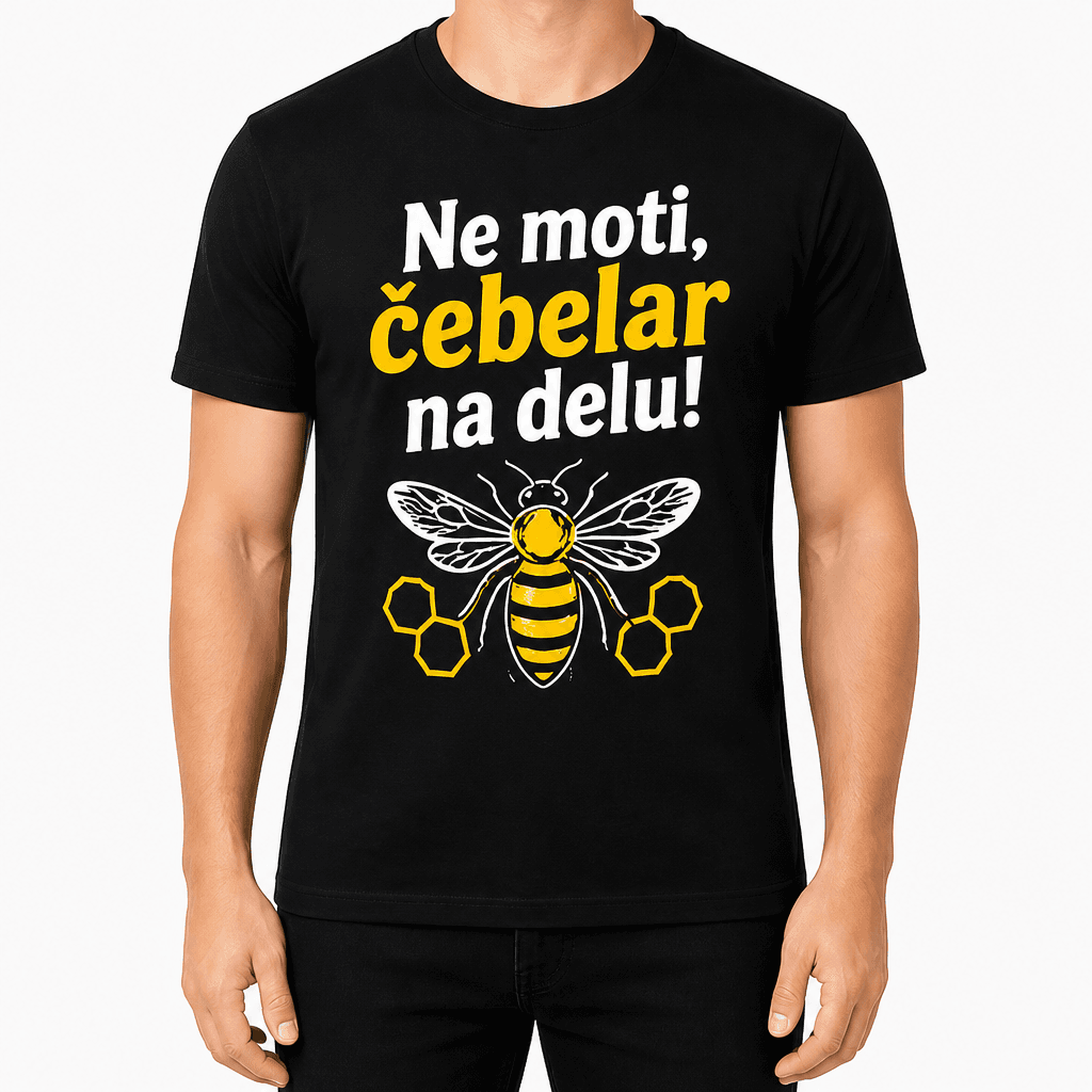 Majica za čebelarja – Ne moti, čebelar na delu!