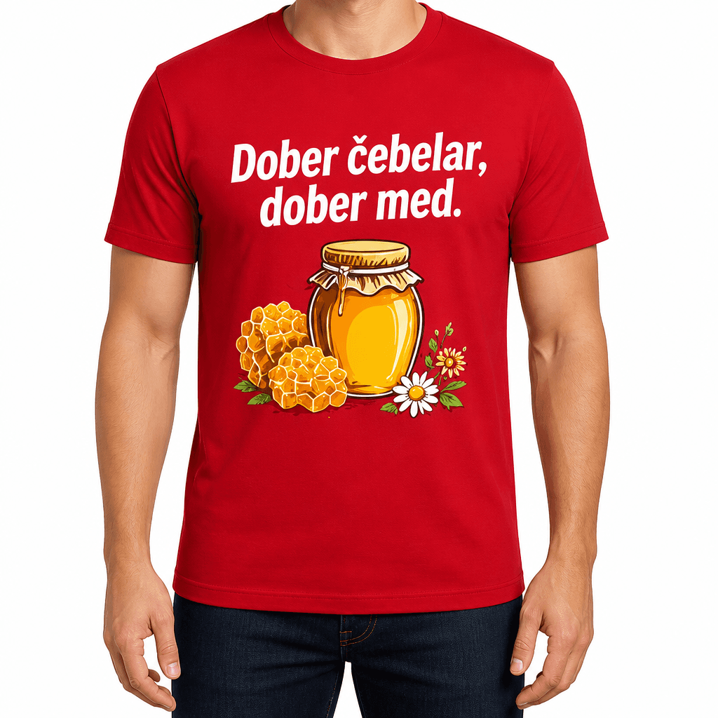 Majica za čebelarja – Dober čebelar, dober med.
