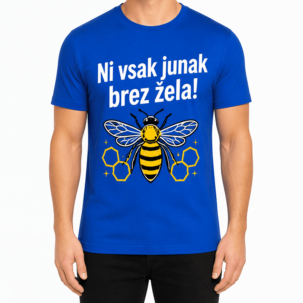 Majica za čebelarja – Ni vsak junak brez žela!