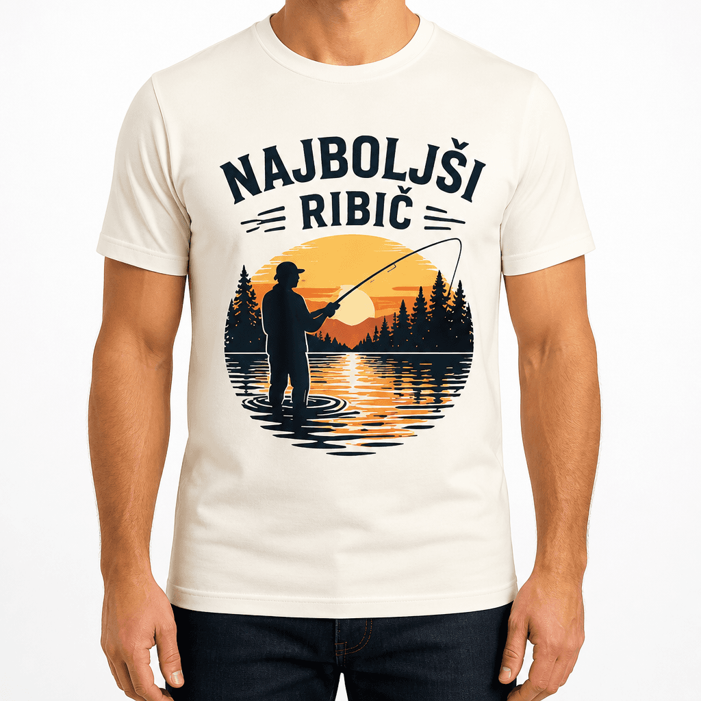 Majica za ribiča – NAJBOLJŠI RIBIČ