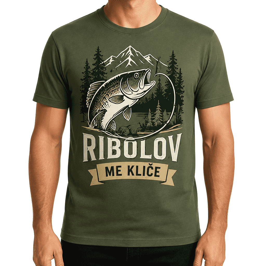Majica za ribiča – RIBOLOV ME KLIČE