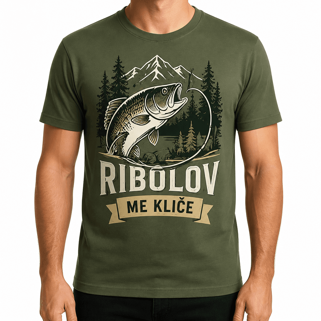 Majica za ribiča – RIBOLOV ME KLIČE