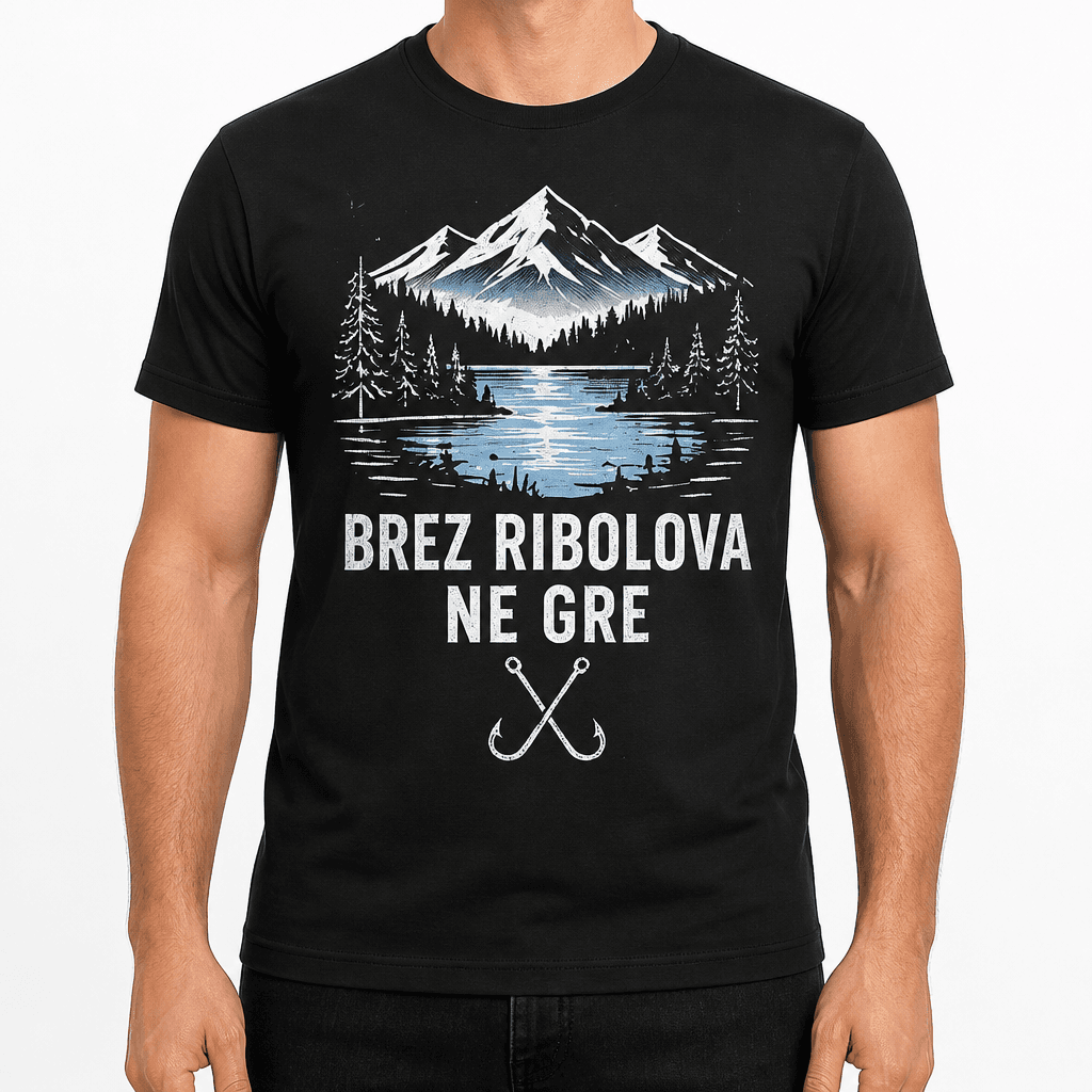 Majica za ribiča – BREZ RIBOLOVA NE GRE
