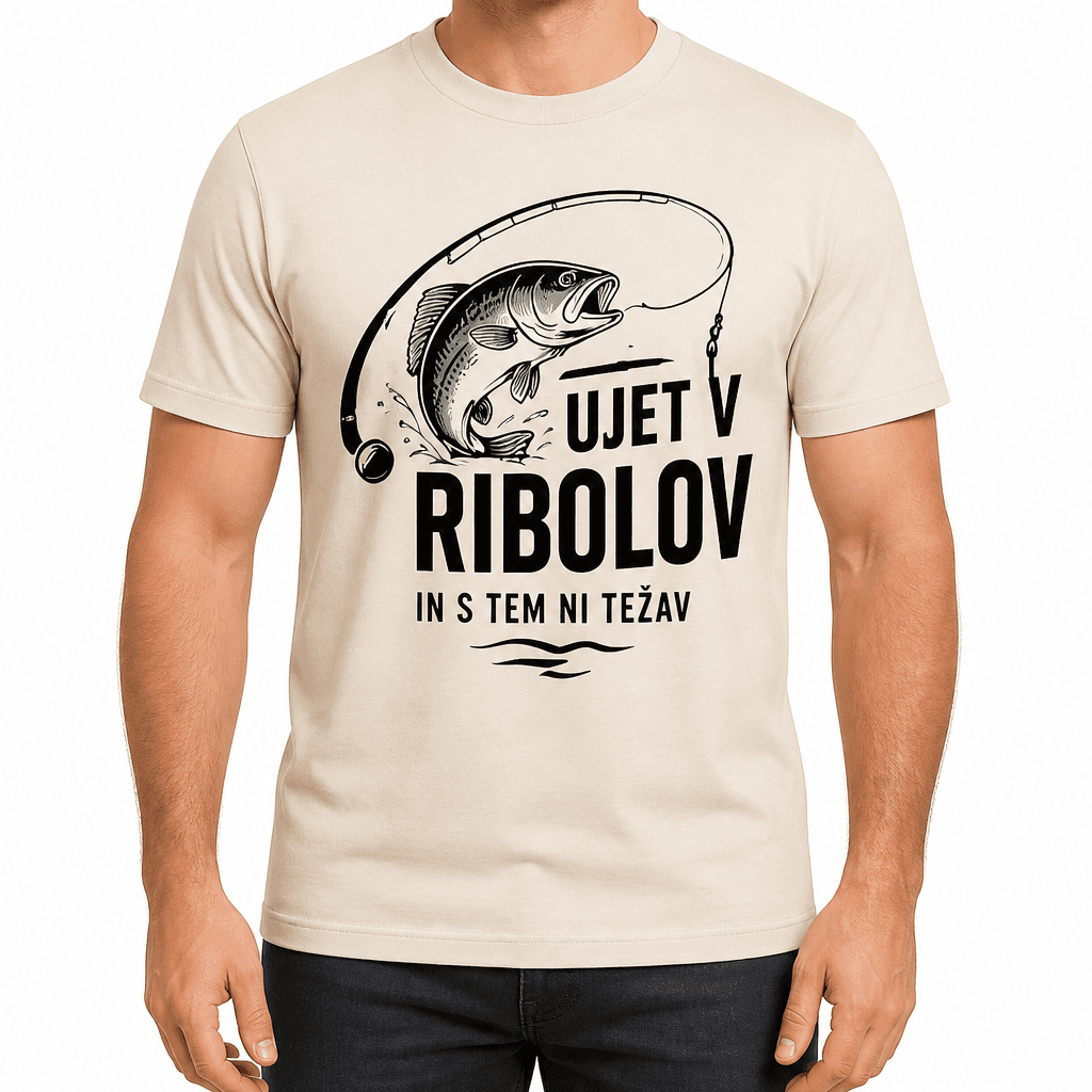 Majica za ribiča – UJET V RIBOLOV