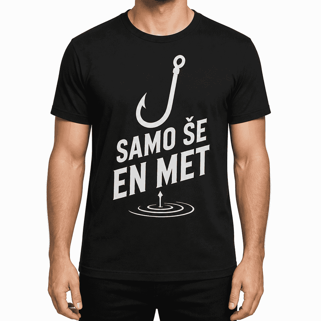 Majica za ribiča – SAMO ŠE EN MET